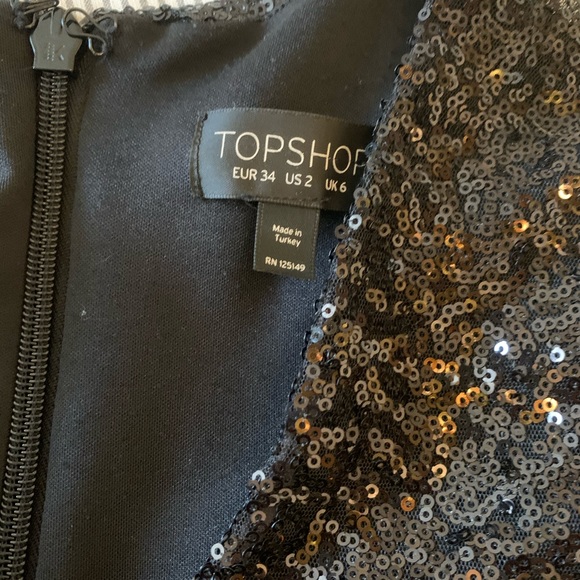 Little Black Topshop Party Dress - Picture 4 of 7